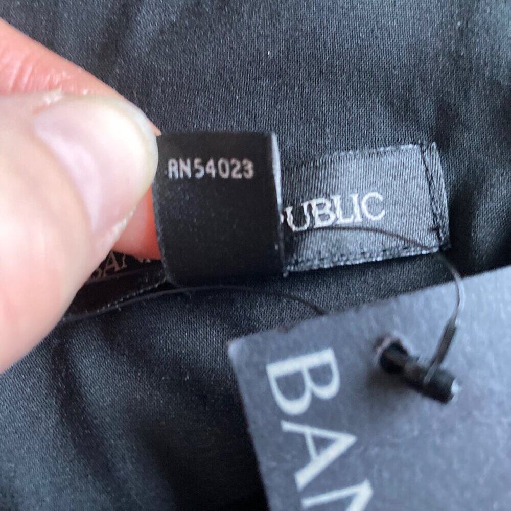 NWT (flawed) Banana Republic Black Velvet Cropped‎ Sleeveless Jumpsuit Sz 14 - Picture 8 of 12